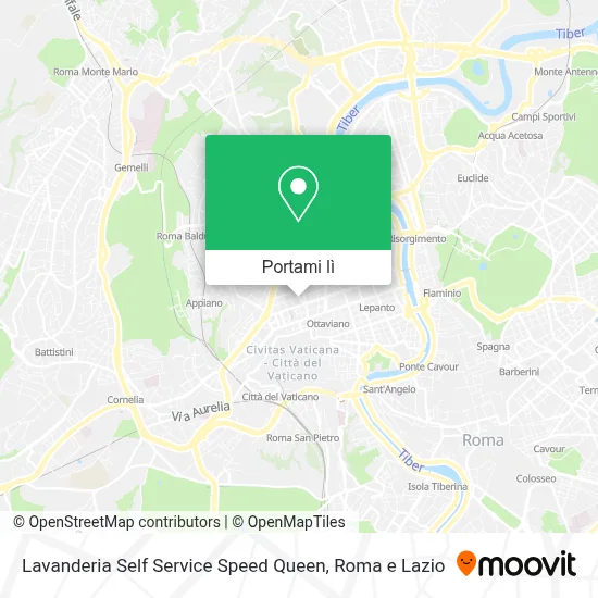 Mappa Lavanderia Self Service Speed Queen