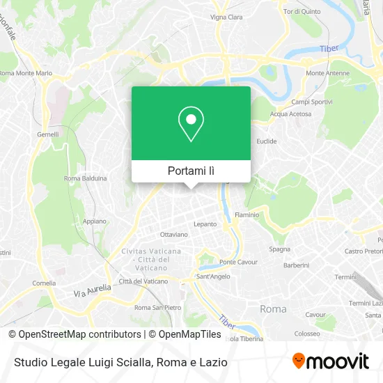 Mappa Studio Legale Luigi Scialla