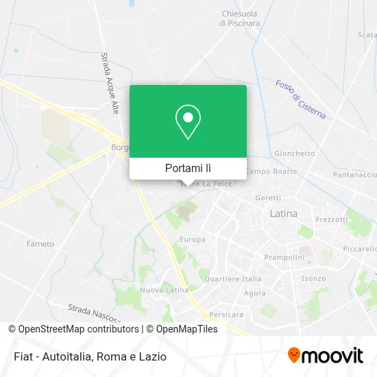 Mappa Fiat - Autoitalia