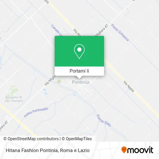 Mappa Hitana Fashion Pontinia