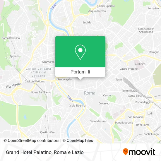 Mappa Grand Hotel Palatino