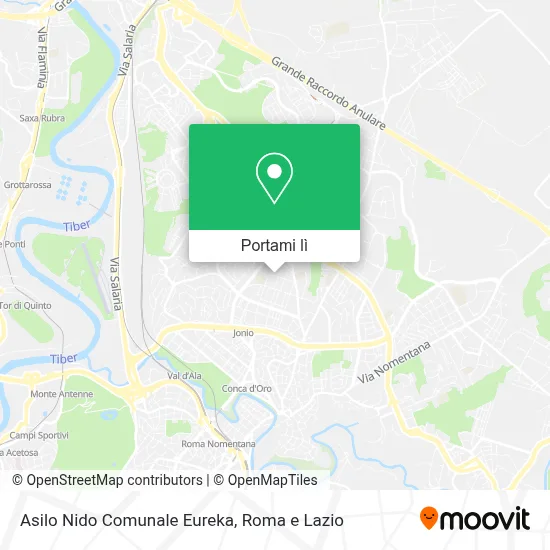 Mappa Asilo Nido Comunale Eureka