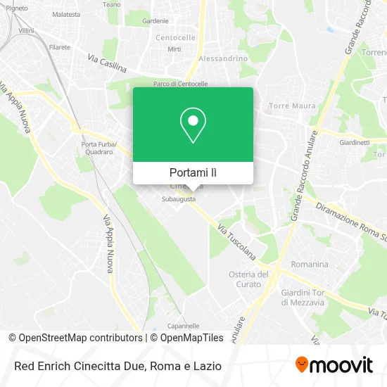 Mappa Red Enrich Cinecitta Due