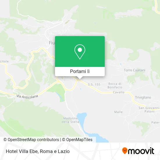 Mappa Hotel Villa Ebe
