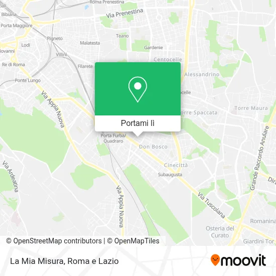 Mappa La Mia Misura