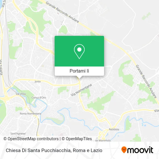 Mappa Chiesa Di Santa Pucchiacchia