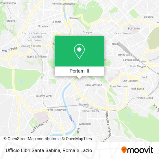 Mappa Ufficio Libri Santa Sabina