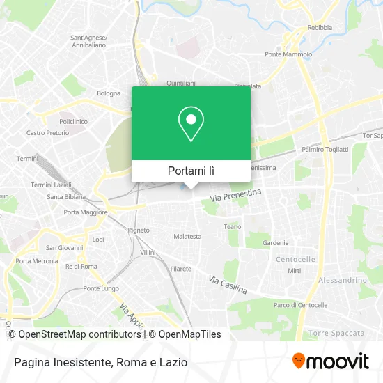 Mappa Pagina Inesistente
