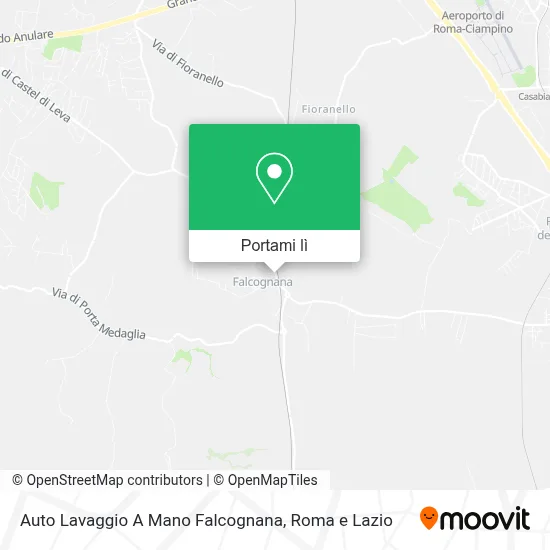 Mappa Auto Lavaggio A Mano Falcognana