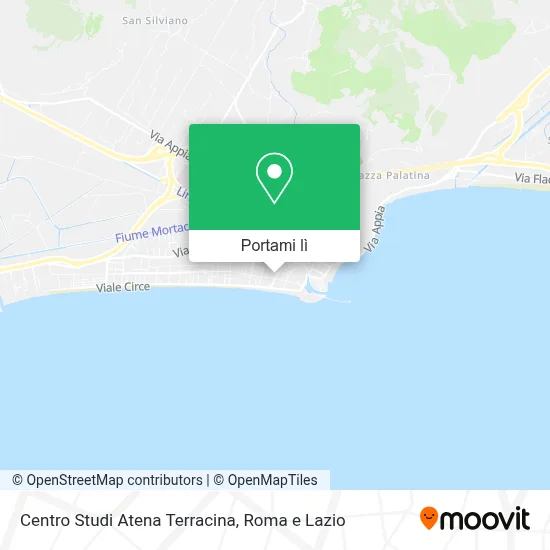 Mappa Centro Studi Atena Terracina