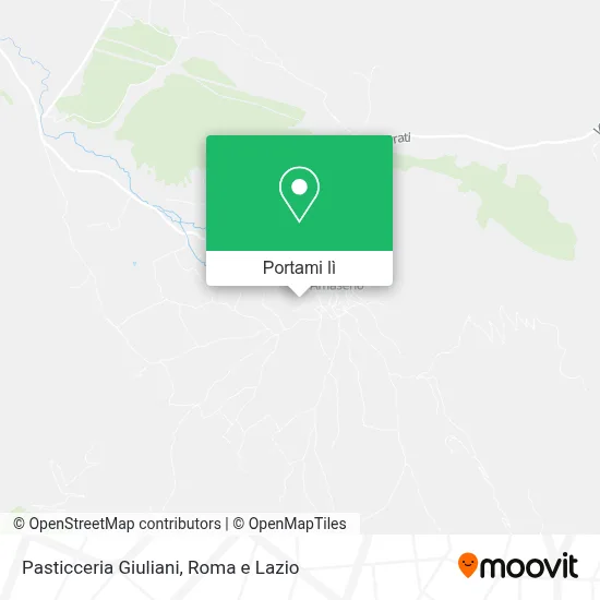 Mappa Pasticceria Giuliani