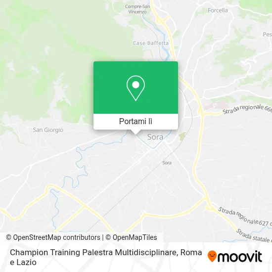 Mappa Champion Training Palestra Multidisciplinare