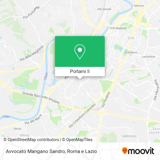 Mappa Avvocato Mangano Sandro