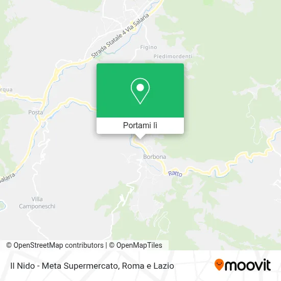 Mappa Il Nido - Meta Supermercato