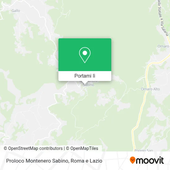 Mappa Proloco Montenero Sabino