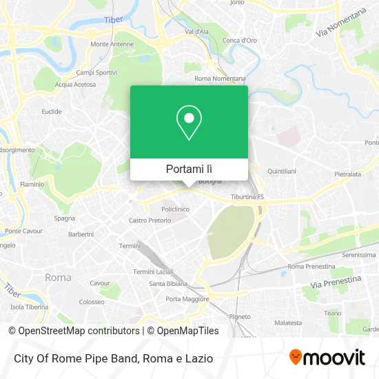 Mappa City Of Rome Pipe Band