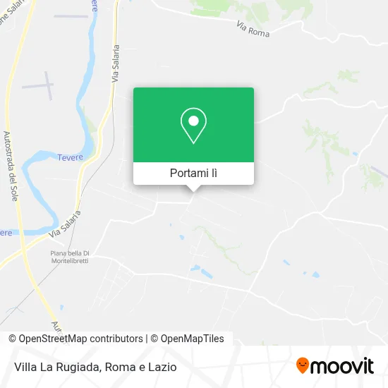 Mappa Villa La Rugiada