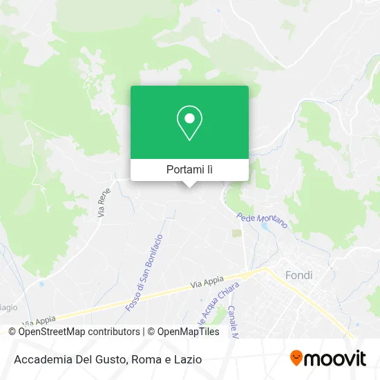 Mappa Accademia Del Gusto