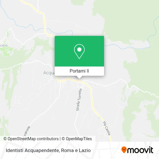 Mappa Identisti Acquapendente