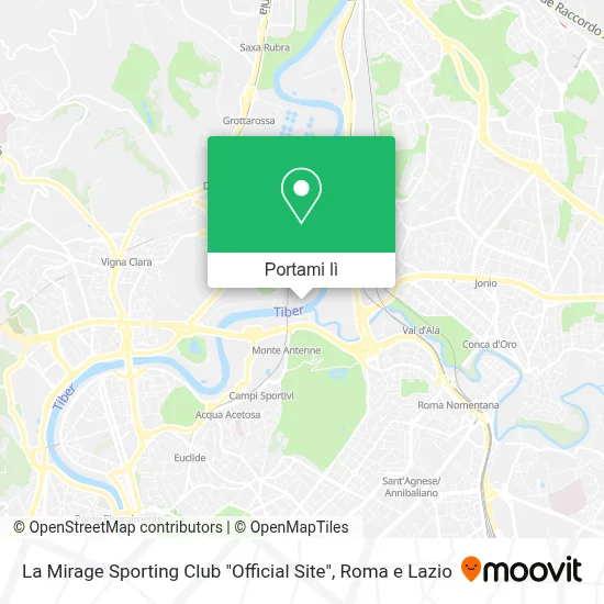 Mappa La Mirage Sporting Club "Official Site"