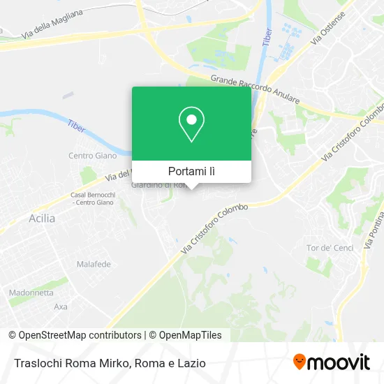 Mappa Traslochi Roma Mirko