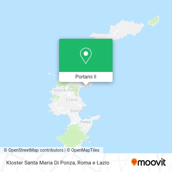 Mappa Kloster Santa Maria Di Ponza