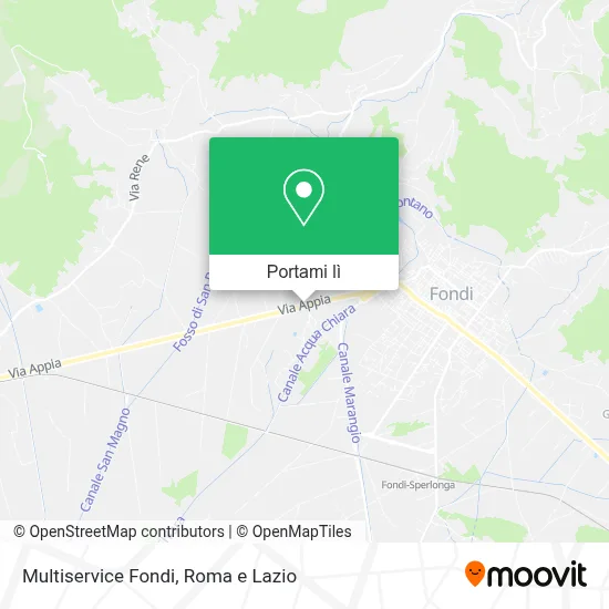 Mappa Multiservice Fondi