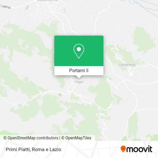 Mappa Primi Piatti