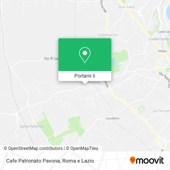 Mappa Cafe Patronato Pavona
