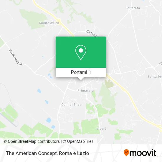 Mappa The American Concept