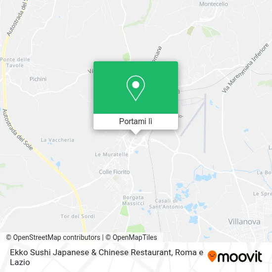 Mappa Ekko Sushi Japanese & Chinese Restaurant