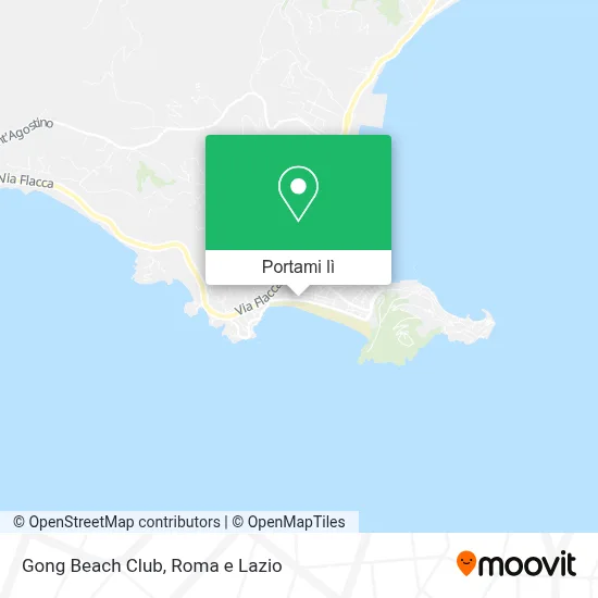 Mappa Gong Beach Club