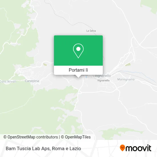 Mappa Bam Tuscia Lab Aps