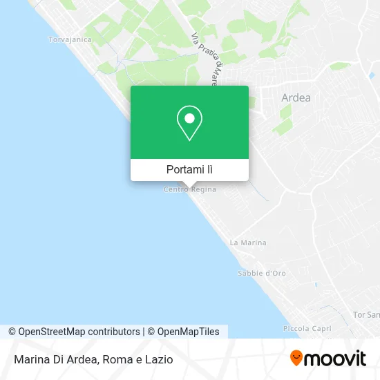 Mappa Marina Di Ardea