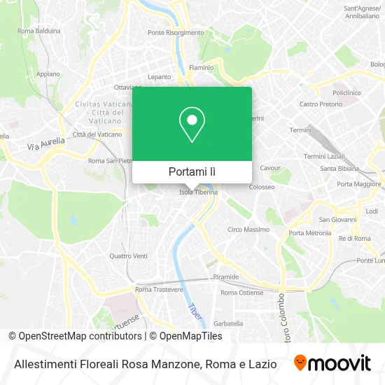 Mappa Allestimenti Floreali Rosa Manzone
