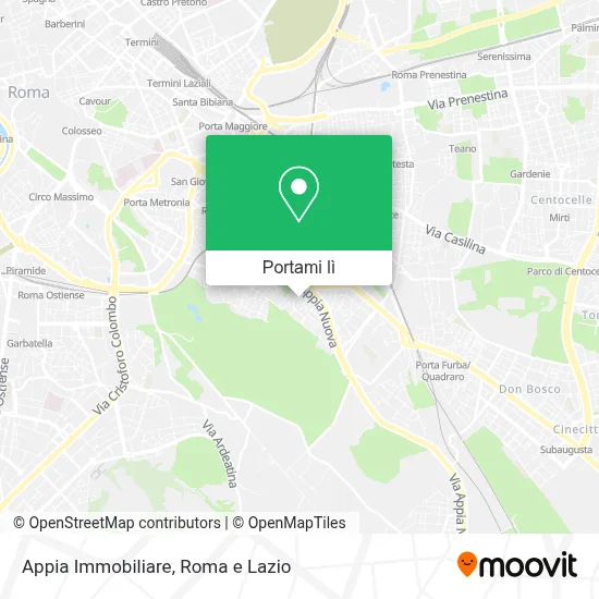 Mappa Appia Immobiliare