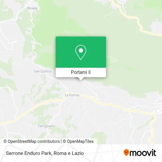 Mappa Serrone Enduro Park