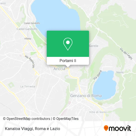 Mappa Kanaloa Viaggi