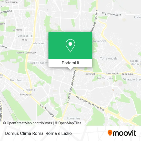 Mappa Domus Clima Roma