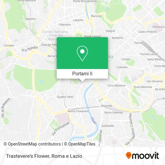 Mappa Trastevere's Flower