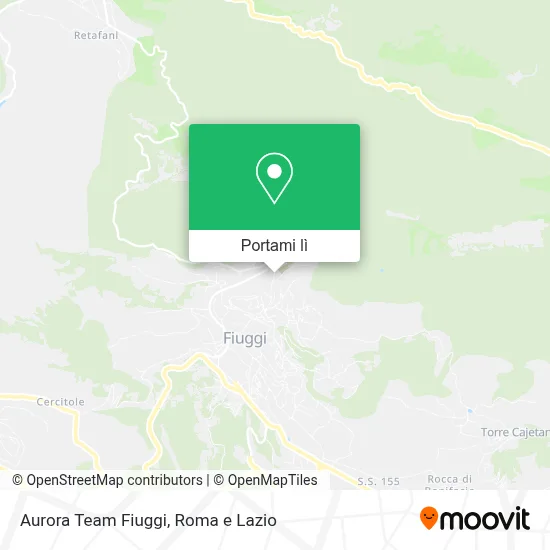 Mappa Aurora Team Fiuggi