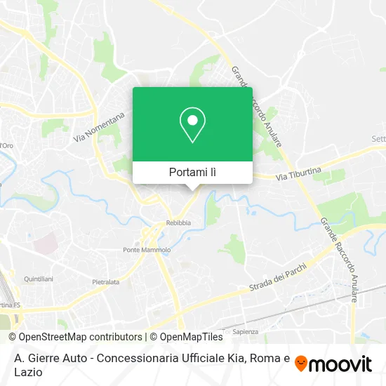 Mappa A. Gierre Auto - Concessionaria Ufficiale Kia