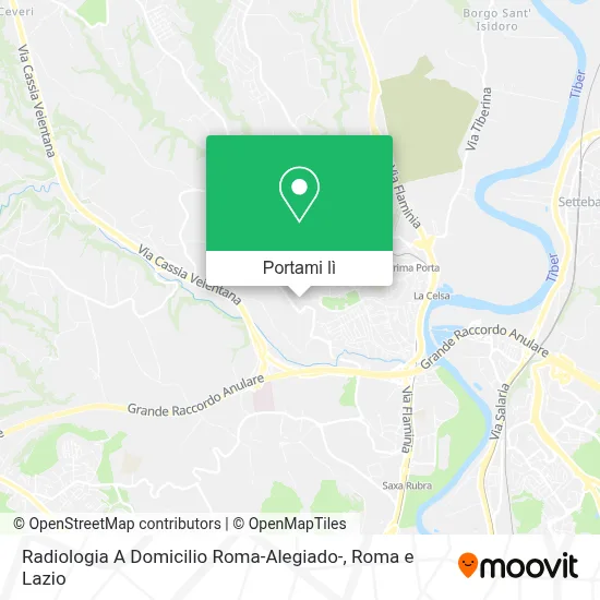 Mappa Radiologia A Domicilio Roma-Alegiado-