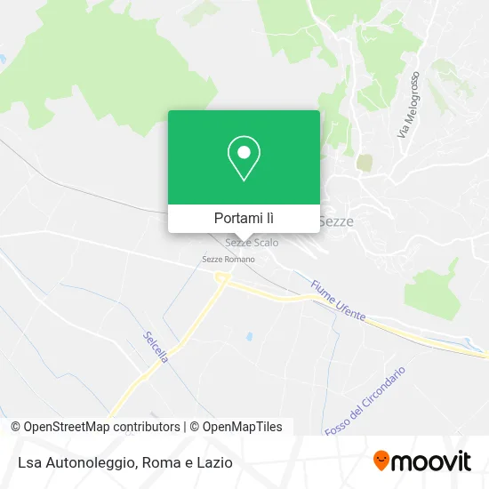 Mappa Lsa Autonoleggio