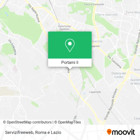 Mappa Servizifreeweb