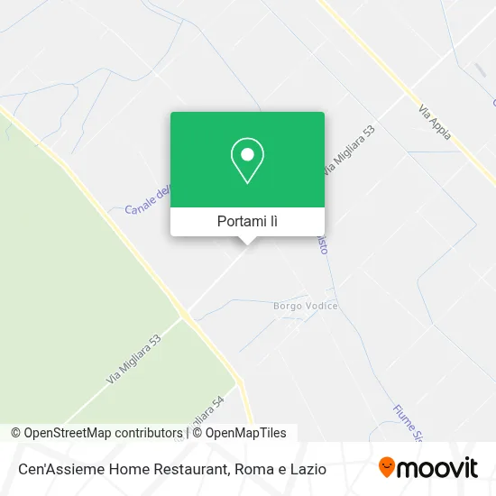 Mappa Cen'Assieme Home Restaurant