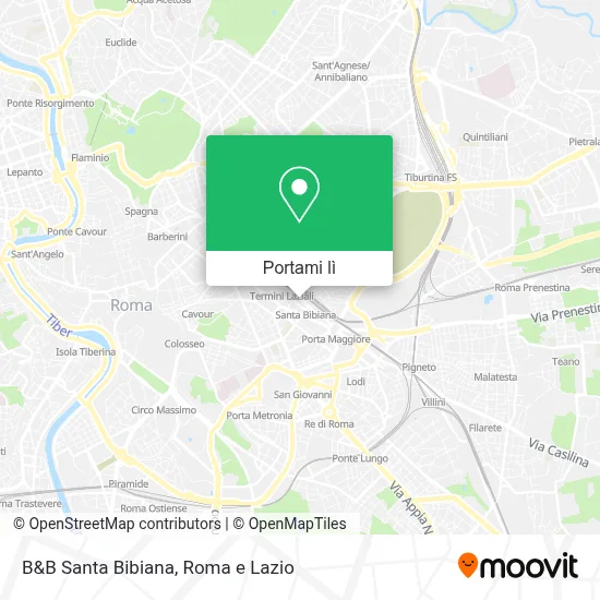 Mappa B&B Santa Bibiana