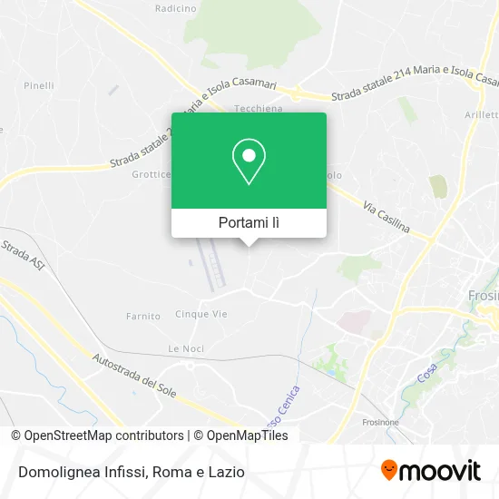 Mappa Domolignea Infissi