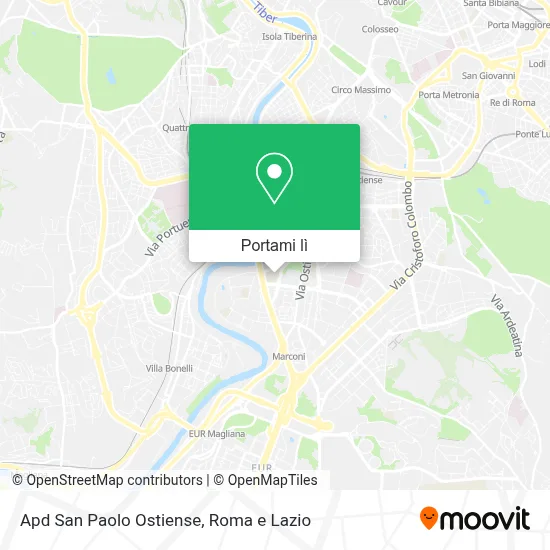 Mappa Apd San Paolo Ostiense