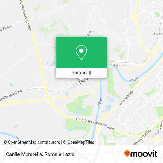 Mappa Canile Muratella